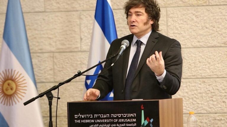 El gesto a solas de Milei en el Muro de los Lamentos y el pacto de seguridad con Israel