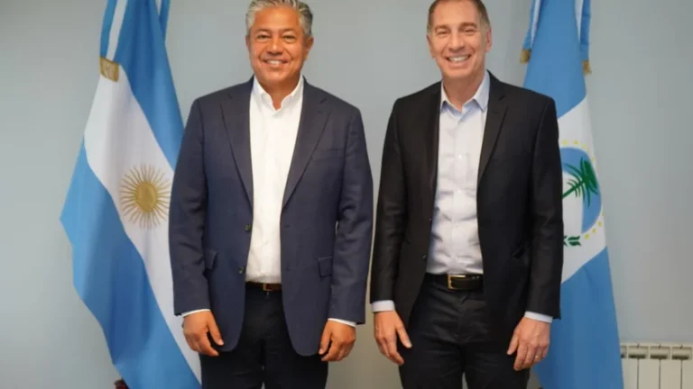 Diego Santilli visitó Neuquén y se entrevistó con Rolando Figueroa